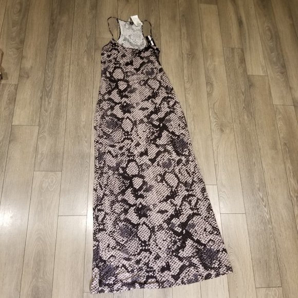 La Classes Couture Dresses & Skirts - Long Summer Maxi dress, snake print Large NEW